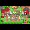 Farming Assets 2D pixel art tiles and sprites for video games, including crops, tools, soil, and farming elements for simulation games.