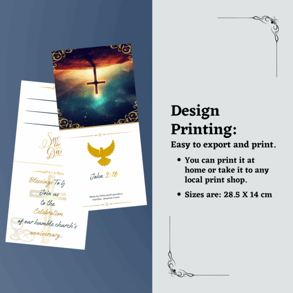 Anniversary Invitation Card Template