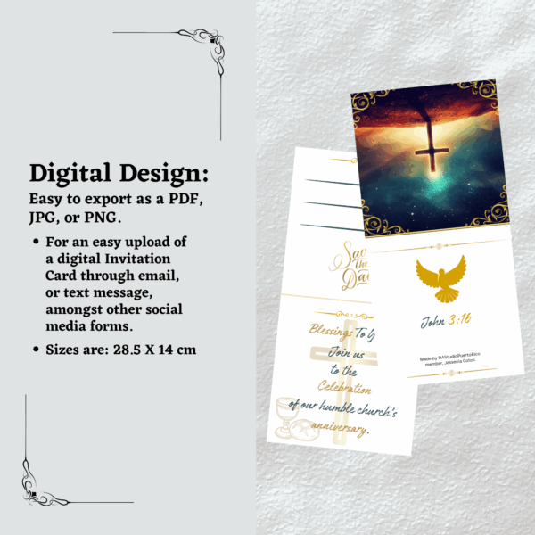 Anniversary Invitation Card Template