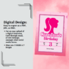 Editable Barbie Birthday Invitation Card with pink theme and stylish design.