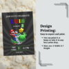 Editable Mario Birthday Invitation Card with colorful design and classic game elements.
