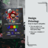 Colorful Mario Birthday Invitation Card featuring Mario and Yoshi, customizable in Canva.
