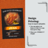 Basketball Birthday Invitation Card Template