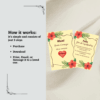 Digital Mother's Day Gift E-Card with a heartfelt design, customizable text, and warm colors to celebrate and appreciate moms on their special day.