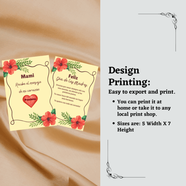 Digital Mother's Day Gift E-Card with a heartfelt design, customizable text, and warm colors to celebrate and appreciate moms on their special day.