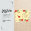 Digital Mother's Day Gift E-Card with a heartfelt design, customizable text, and warm colors to celebrate and appreciate moms on their special day.
